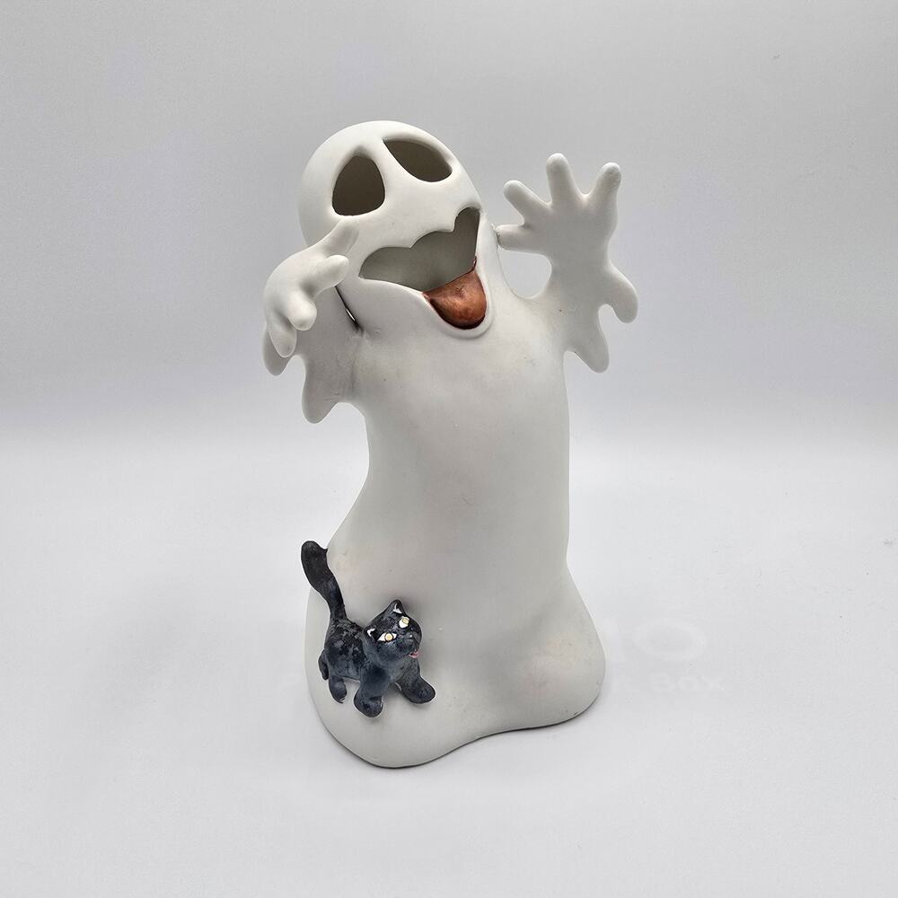 Vintage Ghostly Glow from Michael's porcelain candle lantern votive burner - Picture 2 of 11